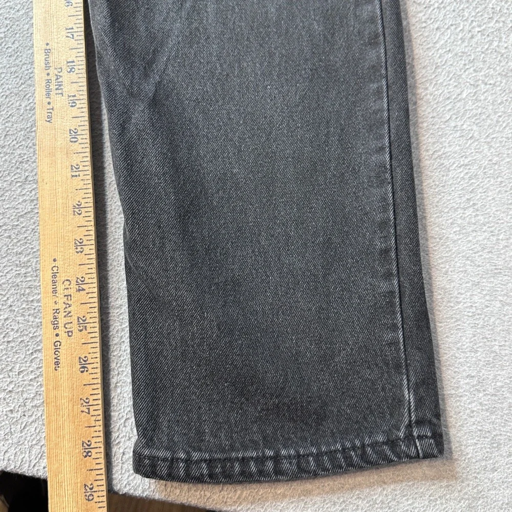 Vintage Levi's 550 Jeans Mens 34x30 (32x29) Black Relaxed Fit Orange Tab USA 90s